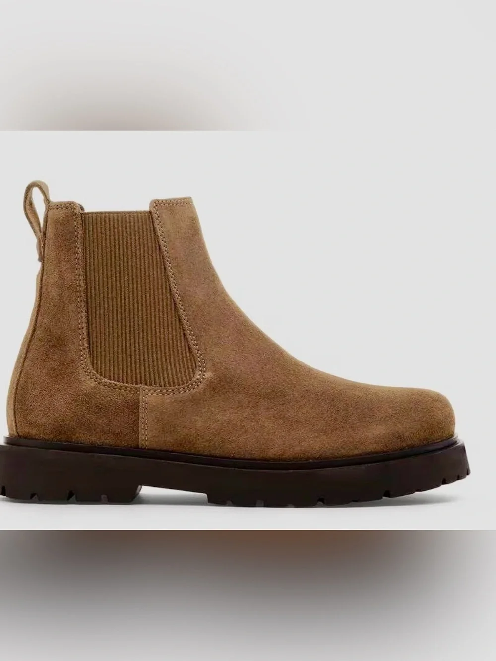 NWT Birkenstock Highwood Brown Suede Chelsea Boots EU 41 Narrow